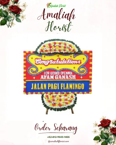 Bunga Papan Congratulation di Dembe Ii